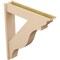 Ekena Millwork 7 1/2-in W x 36-in D x 42-in H Funston Trad Rough Cedar Woodgrain TimberThane Outlooker, Primed Tan OUTUR075X36X42FST04RCPR - alternate 4